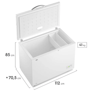 FREEZER GAFA BLANCO 316L FUNCION TURBO FGHF300B-L