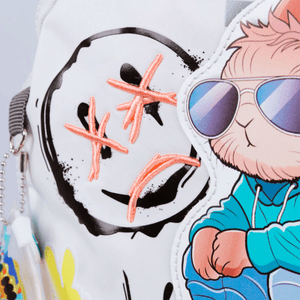 MOCHILA FOOTY CARRO 18" STREET STYLE GRI