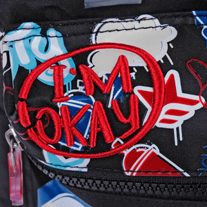 MOCHILA FOOTY F26443 ESPALDA 18" STREET STYLE NEG