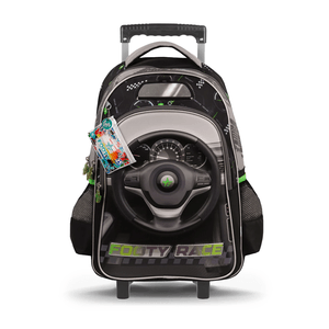 MOCHILA FOOTY CARRO F1 RACE NEG NIÑOS