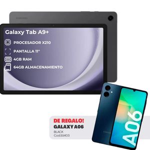 TABLET SAMSUNG 11" TAB A9+GALAXY A56 BLACK 4GB/64GB DE REGALO!!