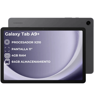 TABLET SAMSUNG 11" TAB A9+GALAXY A06 BLACK 4GB/64GB !!DE REGALO!!