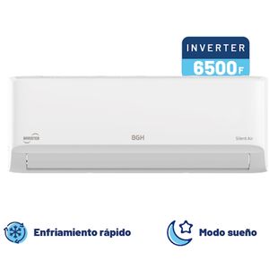 AIRE ACONDICIONADO BGH 6500w F-C INVERTER BSI65WCGT