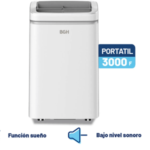 AIRE ACONDICIONADO PORTATIL BGH 3500W F/C BP35WCEW