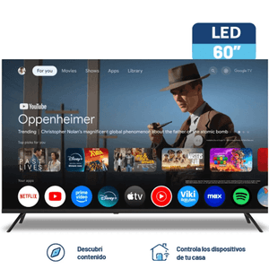 SMART TV 60" BGH 4K UHD GOOGLE TV B6025US6G