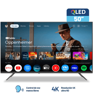 SMART TV 50" BGH QLED GOOGLE TV B5026US7G