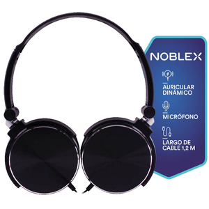 AURICULAR NOBLEX ON EAR NEGRO-NEGRO 94HP107BBP