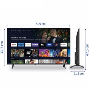 SMART TV TELEFUNKEN 32" HD ANDROID TV TK3225G5A