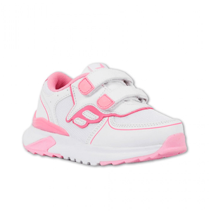 Zapatillas Footy K Velcro Bla/Ros Niño