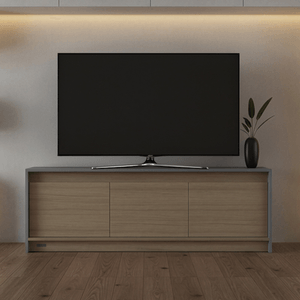 MESA TV E-MOSCONI MINIMAL TONO GRAFITO/AVELLANA 57350