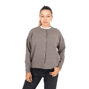 SWEATER NUCLEO ROMBOS CON PERLAS CEM MUJER