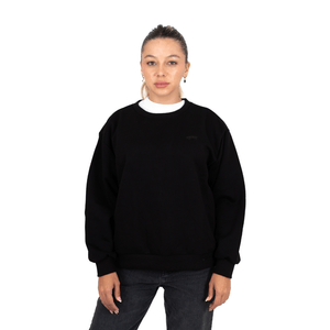 BUZO VANS NEW SALTON CREW NECK FLEECE BOSSA NEG MUJER