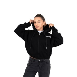 BUZO BILLABONG FLOWER ZIP HOOD NEG MUJER