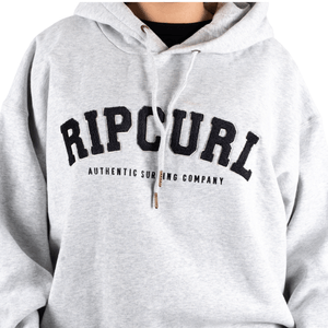 BUZO RIP CURL HOOD SURF PUFF GRI MUJER