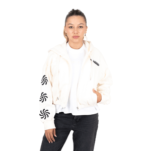BUZO BILLABONG FLOWER ZIP HOOD CRU MUJER