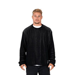 Sweater Rip Curl Crew Surf Vanizado Neg Hombre
