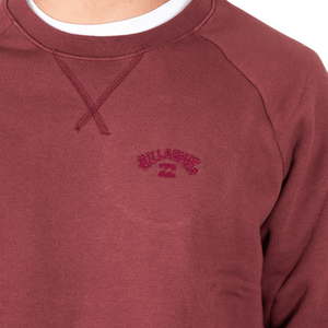 BUZO BILLABONG CORE RANGLAN COLOR CREW BOR HOMBRE