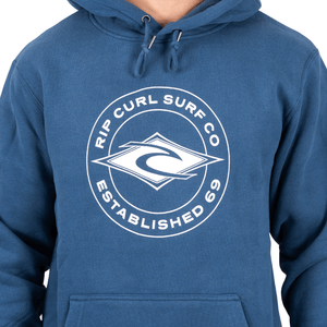 BUZO RIP CURL LOGO STAPLER AZU HOMBRE