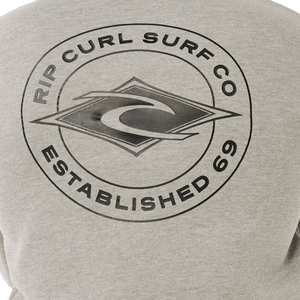 BUZO RIP CURL CREW STAPLE GRI HOMBRE