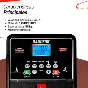 CINTA RANDERS PARA CAMINAR 150kg/6.5km-h ARG-380