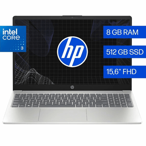 NOTEBOOK HP OPP 15.6" CORE I3 FHD 8GB/512GB SSD ULTRASLIM 15-FD0331LA