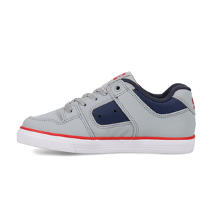 Zapatillas Dc Elastic Pure Gri Niños