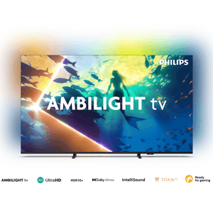 Smart Tv Philips 65" 4K Ambilight Titan Os 65Pud8100