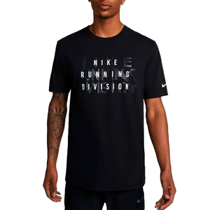 Remera Nike Run Division Neg. Hombre