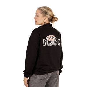 Buzo Billabong Seventies Switchback Crew Neg. Mujer