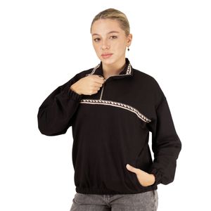 Buzo Billabong Seventies Switchback Crew Neg. Mujer