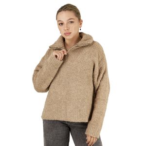 Sweater Billabong Sol Zippy Bei. Mujer