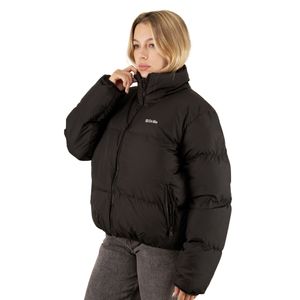 Campera Drills Puffer Neg. Mujer