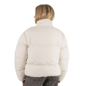 Campera Drills Corta Puffer Bei. Mujer