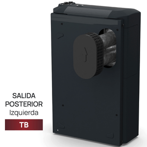 Calefactor Coppens 2500Kcal Tb Peltre Acero (Salida Izquierda)