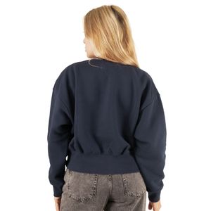 Buzo Rusty Le Mans Relaxed Crew Azu. Mujer