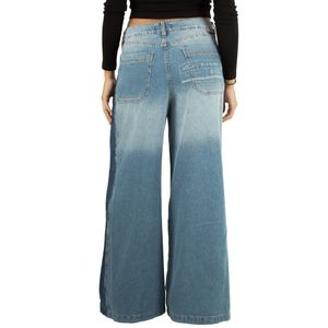 Jean Rip Curl Wide Leg Low Blue Mujer