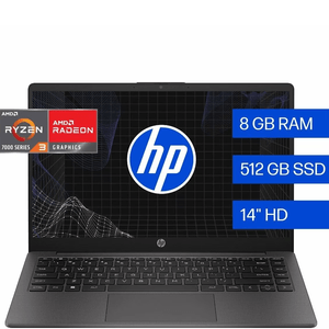 Notebook HP 14" Ryzen 3 8GB/512GB SSD G10 245