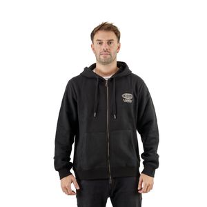 Buzo Rusty One Logo Zip Hood Neg. Hombre