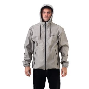 Rompeviento Drills Deportiva Gri. Hombre