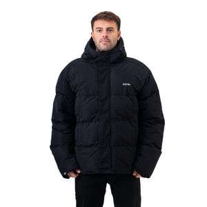 Campera Drills Corta C/Capucha Neg. Hombre