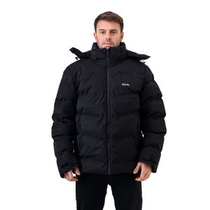 Campera Drills Whit Padding Neg. Hombre
