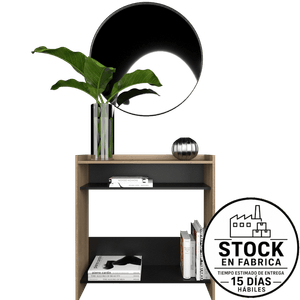 Recibidor E-Tables Abierto Olmo Finlandes/Negro Mate 1405-Con
