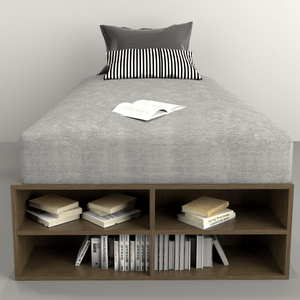 Box E-Tables Juvenil Tono Nogal L /Negro Mate 6440-Cnn