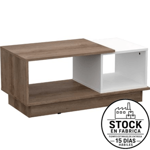 Mesa Centro E-Mosconi Milenial Tono Nebraska Gris Blanco 57111