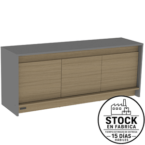 Mesa Tv E-Mosconi Minimal Tono Grafito/Avellana 57350