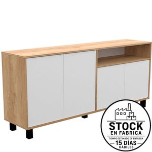 Vajillero E-Mosconi Doors 170 Tono Nebraska Natural/Blanco 56926