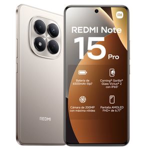 Xiaomi Redmi Note 15 Pro 6.77" Nfc Titanium 8gb 256gb