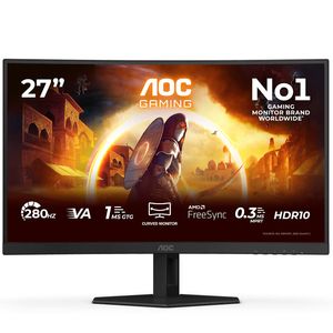 Monitor Gamer Aoc 27" Curvo Fhd 280hz C27G4ZXE