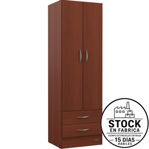 Placard E-Mosconi Milenial Express 2 Puertas Caoba 57x181x46Cm 55981