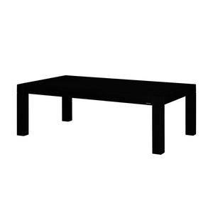 Mesa Ratona Contemporanea De Madera Negra Genoud 90Cm